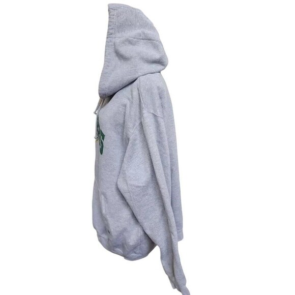 Green Bay Packers Hoodie Gray Pullover Size Large NFL Football - Picture 5 of 7